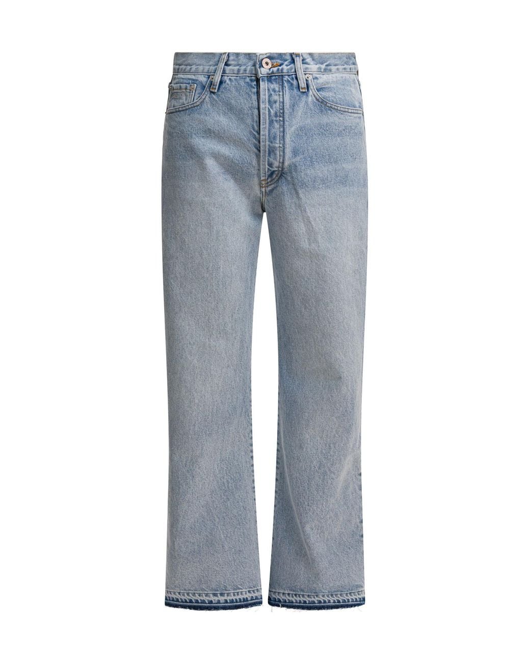 GALLERY DEPT. Blue Melrose Logo Patch Straight-Leg Jeans for men