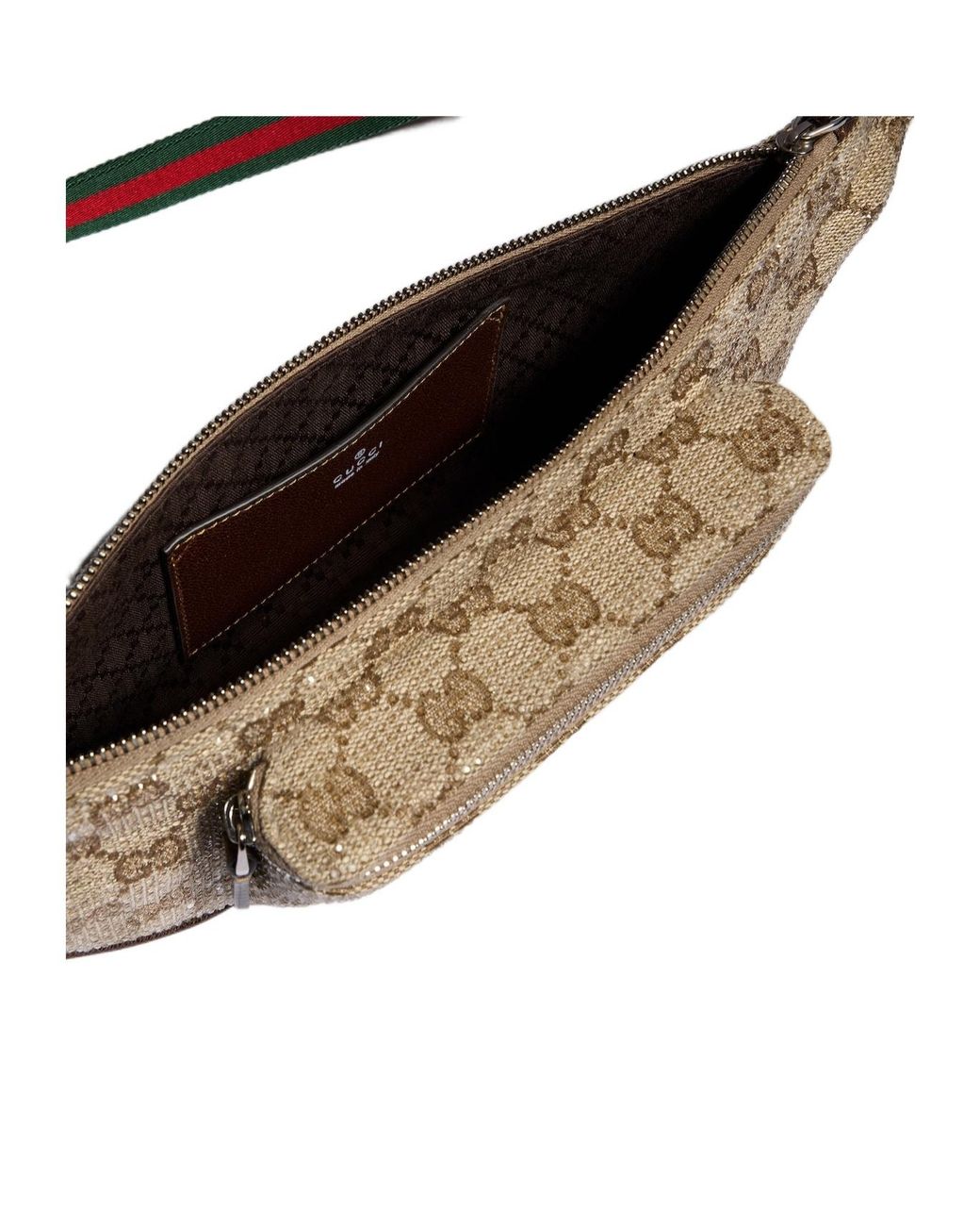 Gucci Multicolor Flatpack Crystal Small Belt Bag