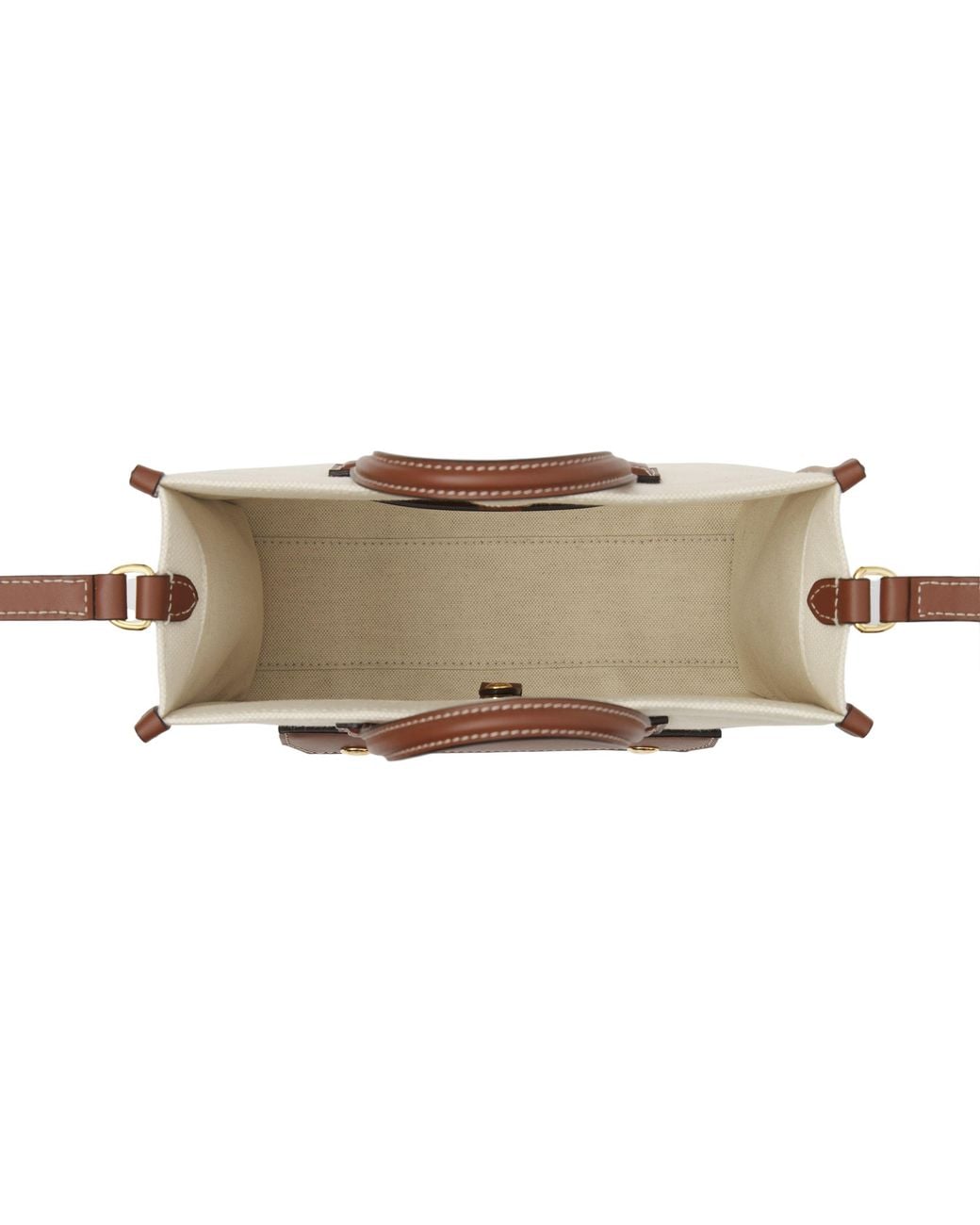 Burberry Natural Logo Printed Mini Freya Tote Bag
