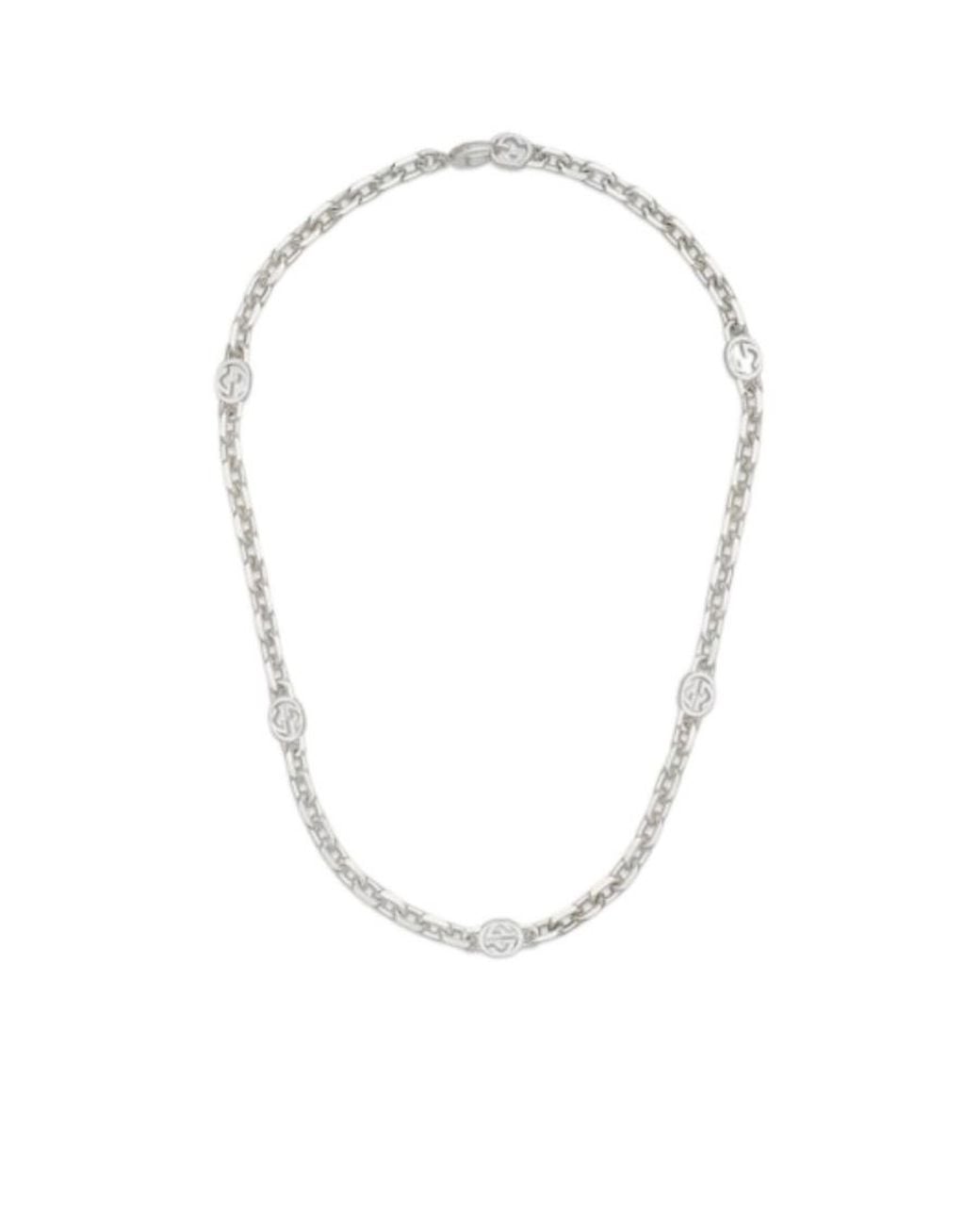 Gucci Natural Interlocking Chain Necklace for men
