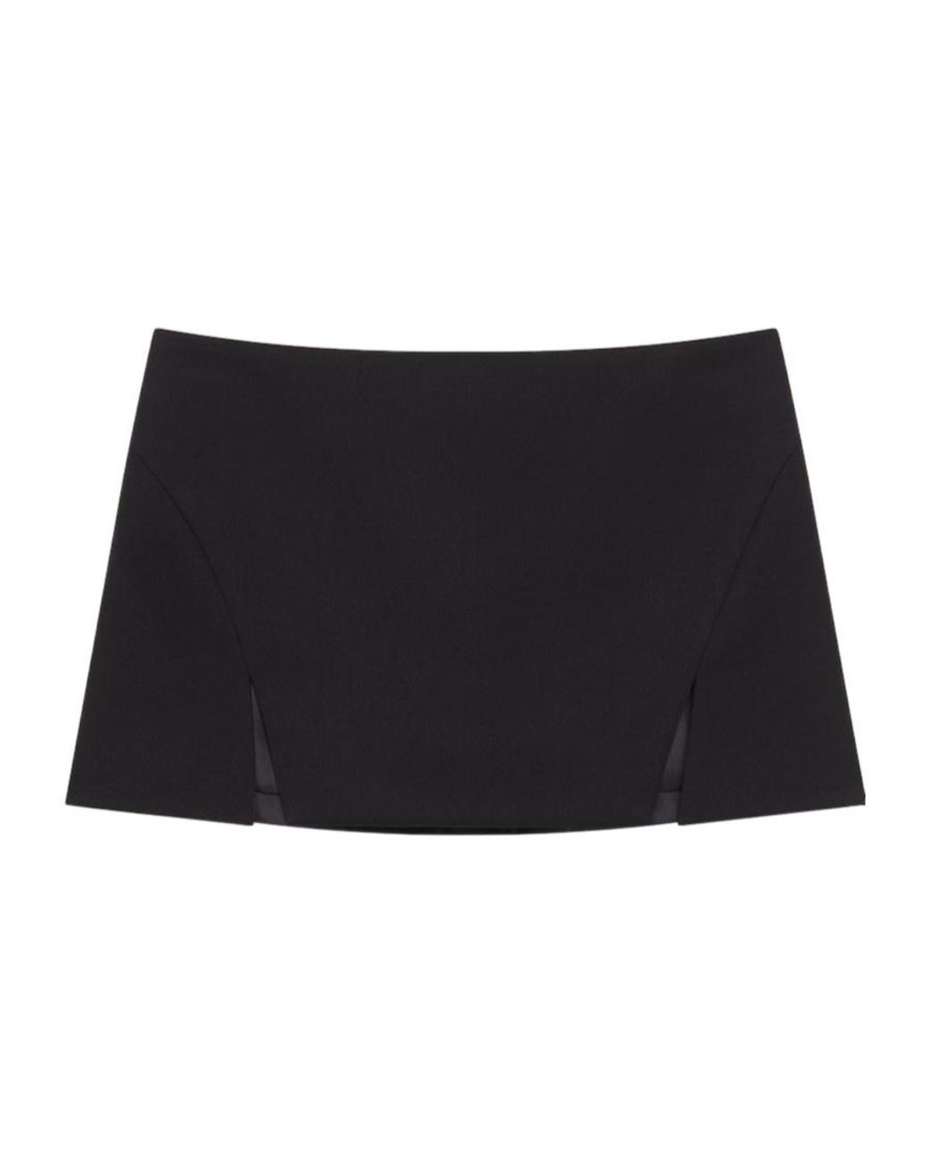 Givenchy Black Sliced Mini Skirt
