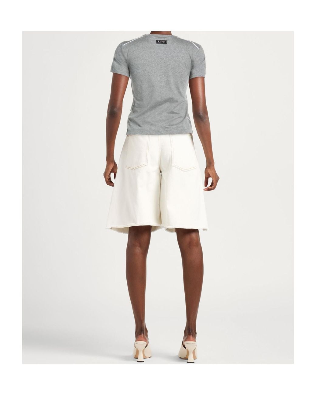 MAX&Co. Gray Logo Crew Neck T-Shirt