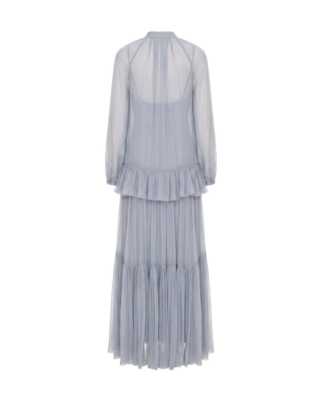 Chloé Gray Chloé Fluid Long Dress