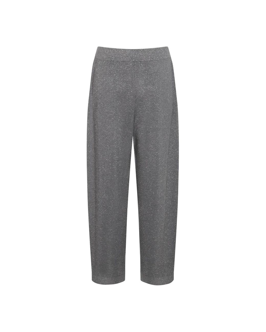 Brunello Cucinelli Gray Straight Trousers