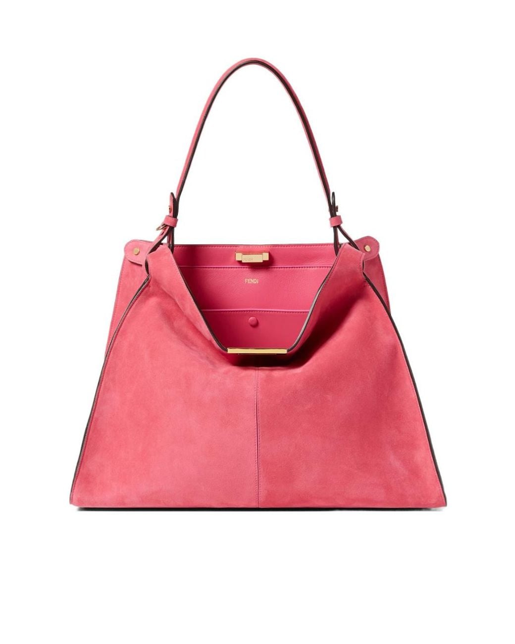 Fendi Pink Way Large Tote Bag
