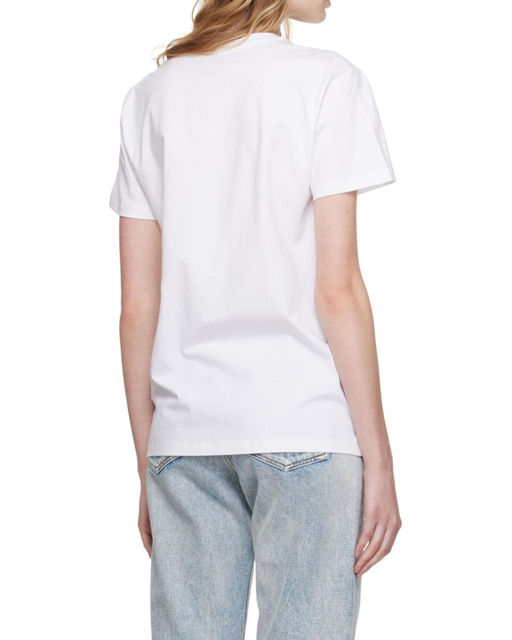 Isabel Marant White Vidal Logo Printed T-Shirt