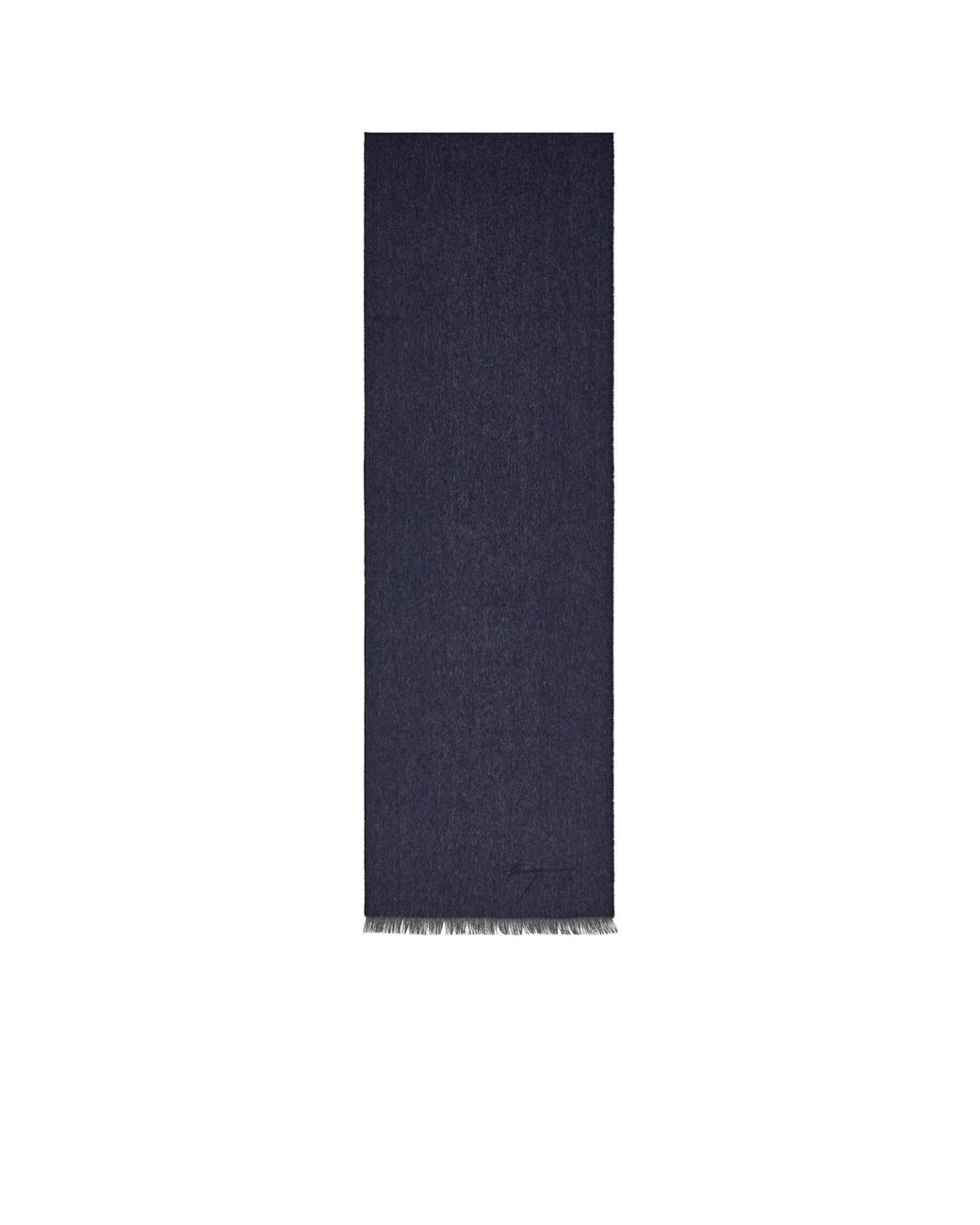 Ferragamo Blue Ferragamo Signature Embroidered Scarf for men