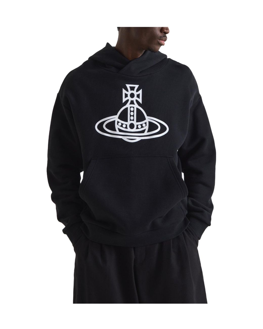 Vivienne Westwood Black Pullover Hoodie for men