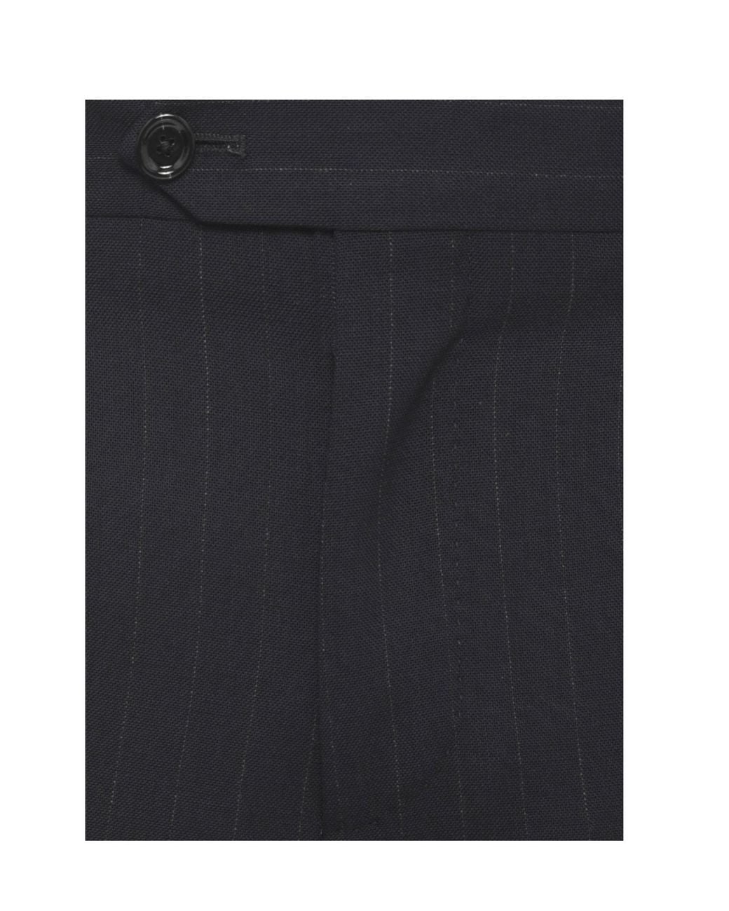 Lardini Blue Pinstriped Double-Breasted Suit for men