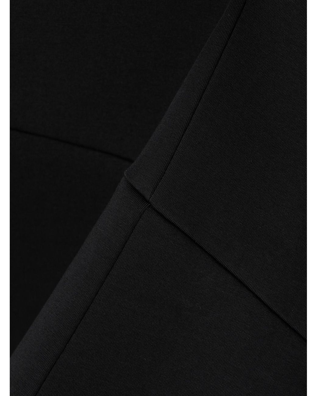 Dries Van Noten Black Comfortable Midi Skirt