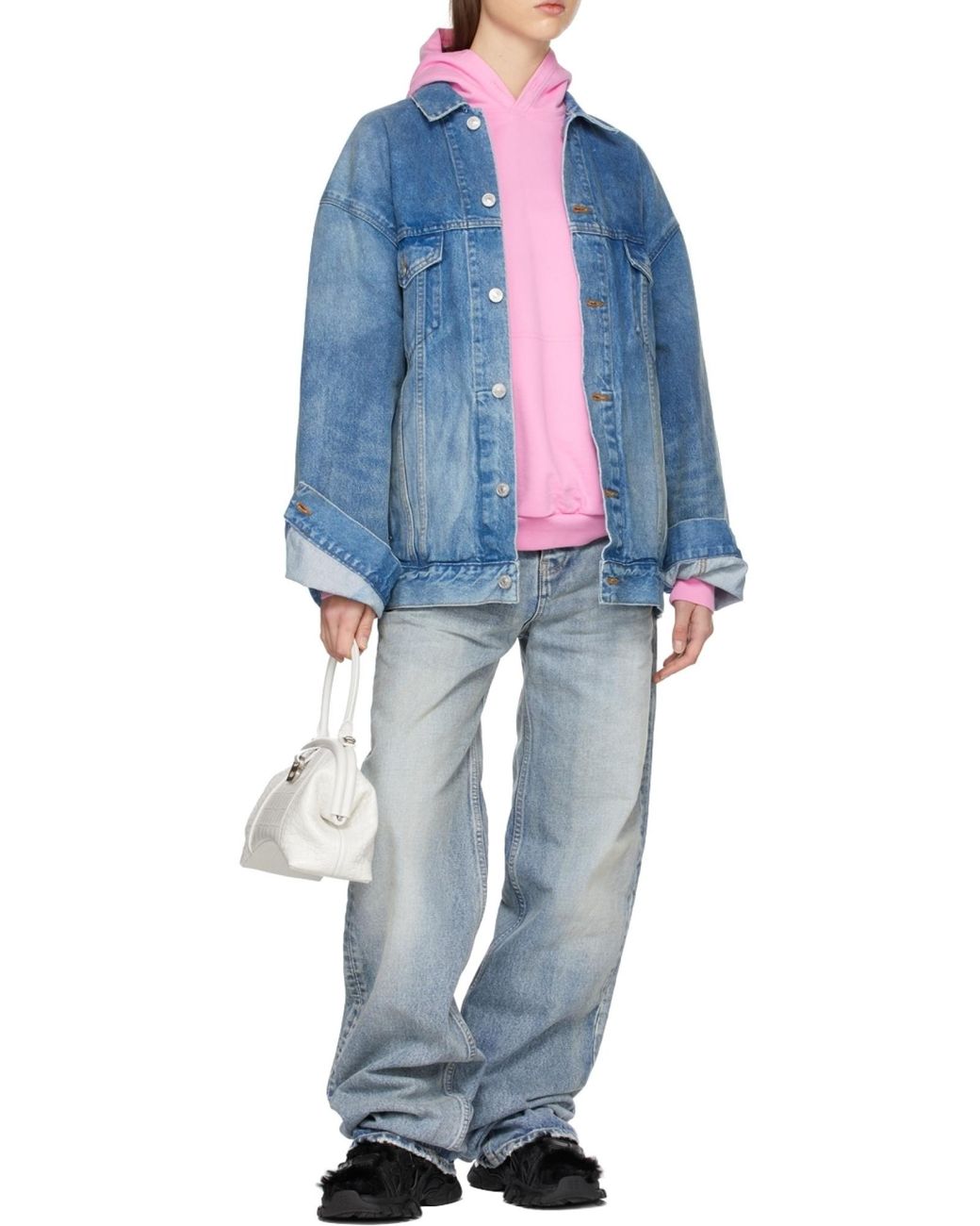 Balenciaga White Editor Small Tote Bag