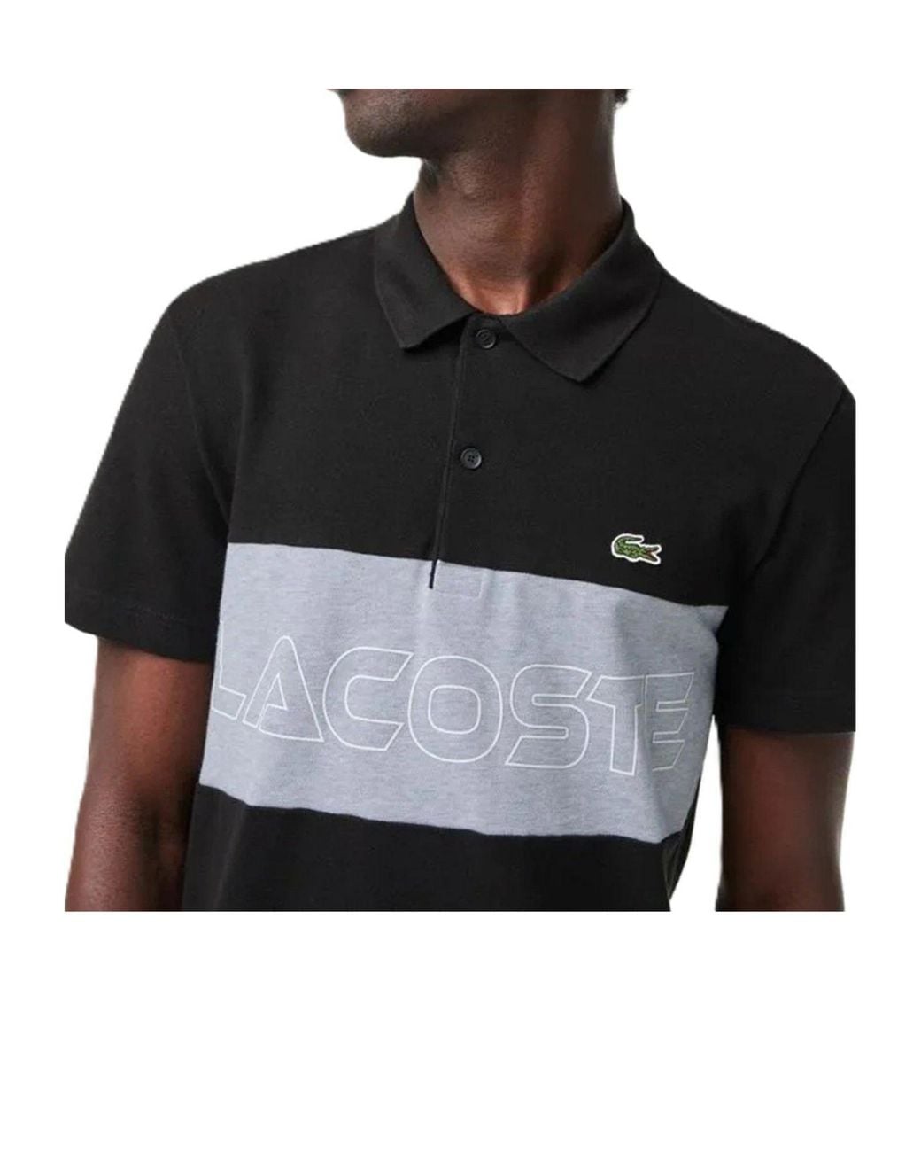 Lacoste Black Ph1470 Polo Shirt for men