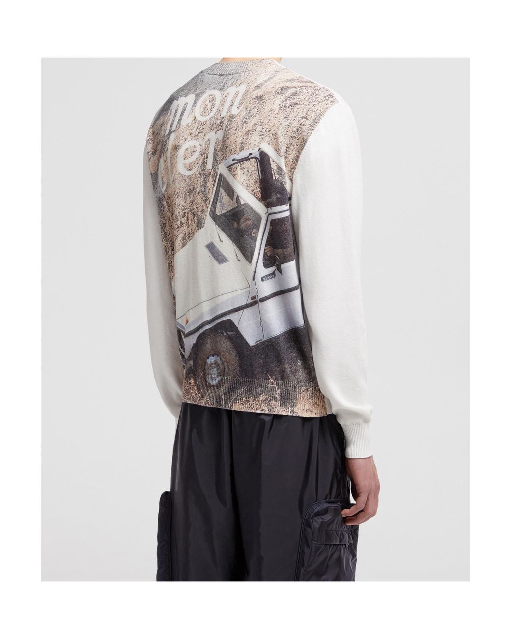 Moncler White X Mercedes-Benz By Nigo Cotton Jumper for men