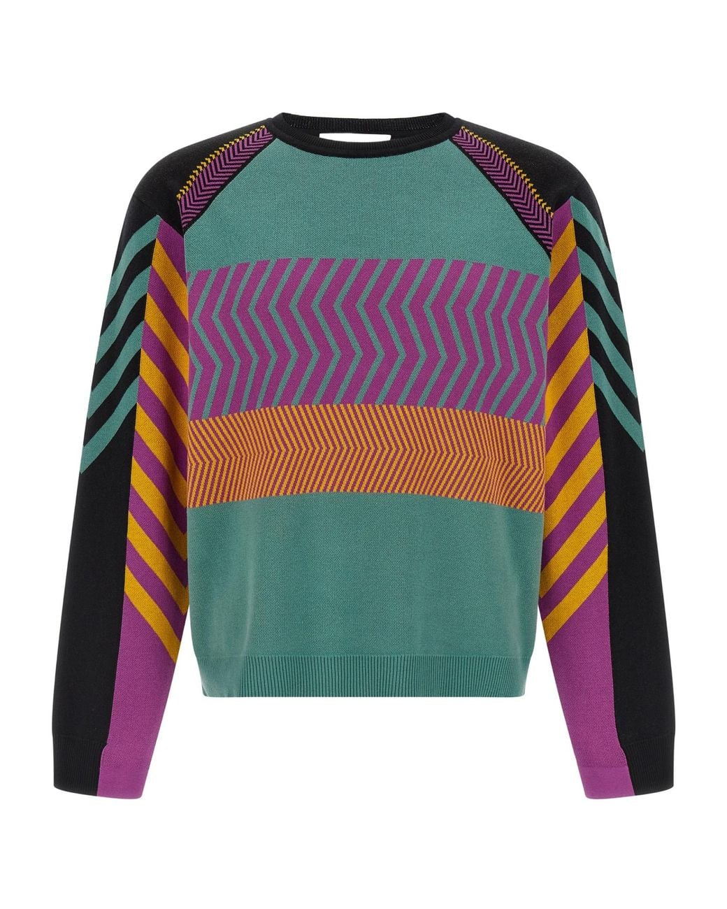 Kiko Kostadinov Green Gizi Panelled Jumper for men