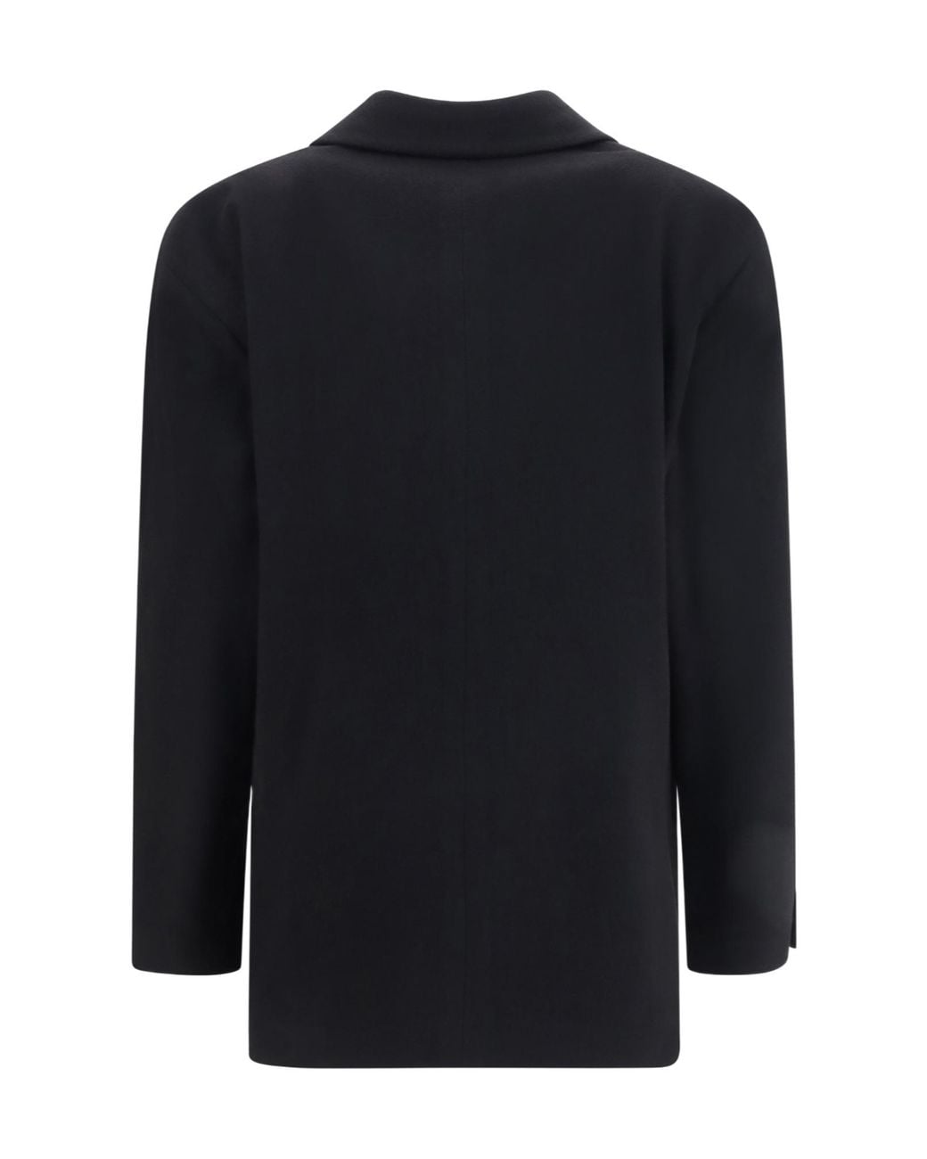 Lardini Black Single-Breasted Cashmere Blazer