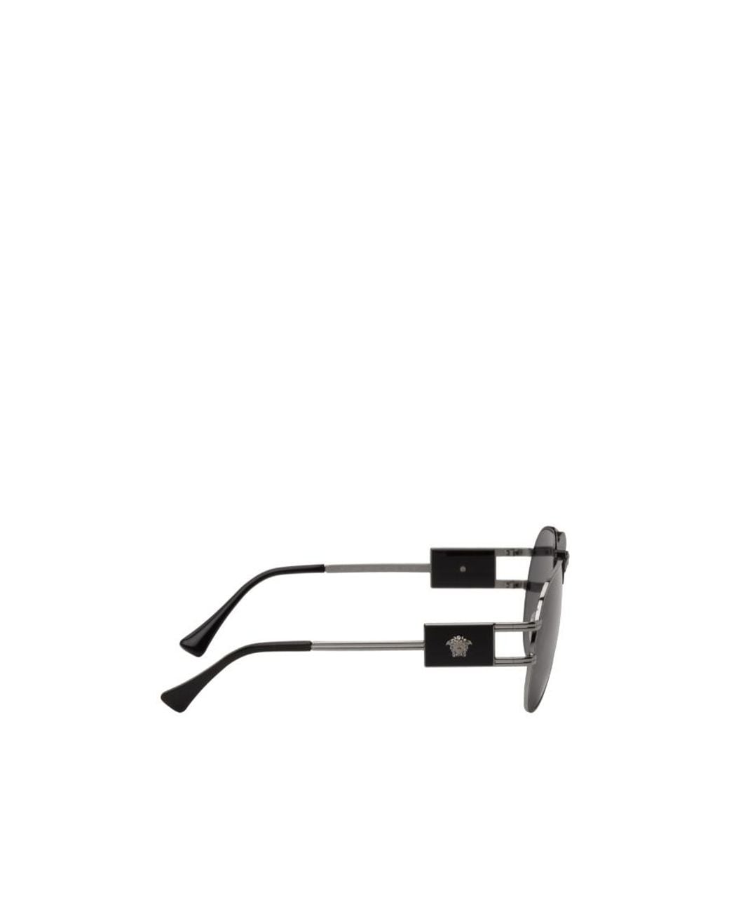 Versace Black Logo Sunglasses for men