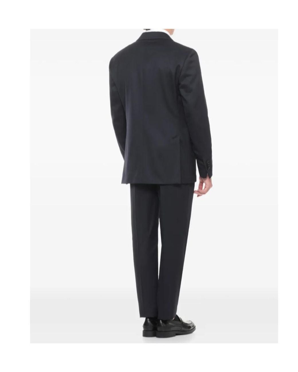 Lardini Blue Single-Breasted Tailored Suits for men