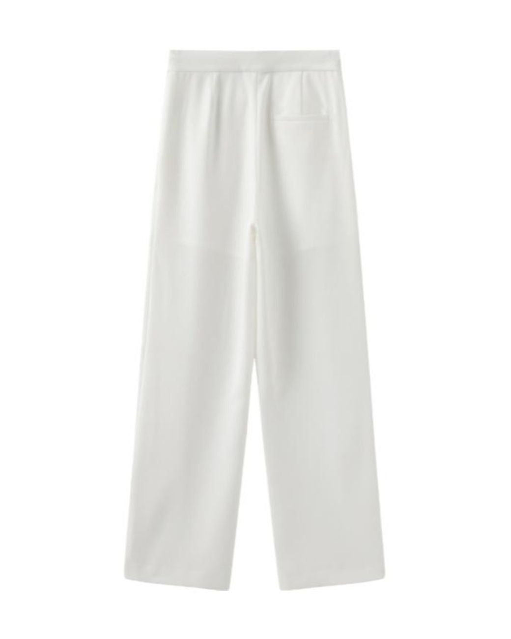 Marissa Chiara White Logo Casual Pants