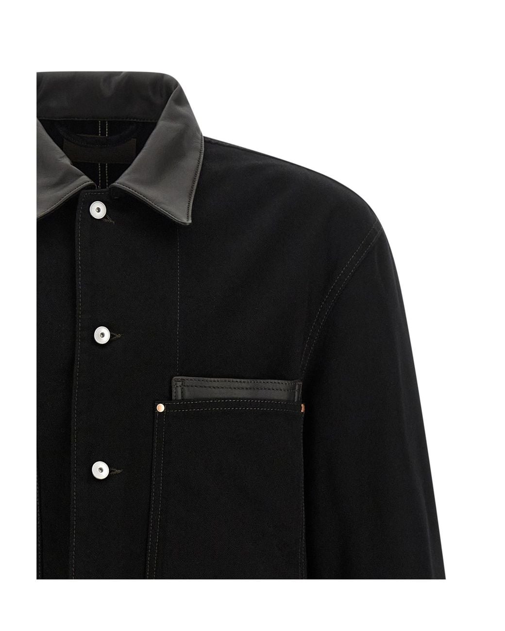 Lemaire Blue Workwear Overshirt for men