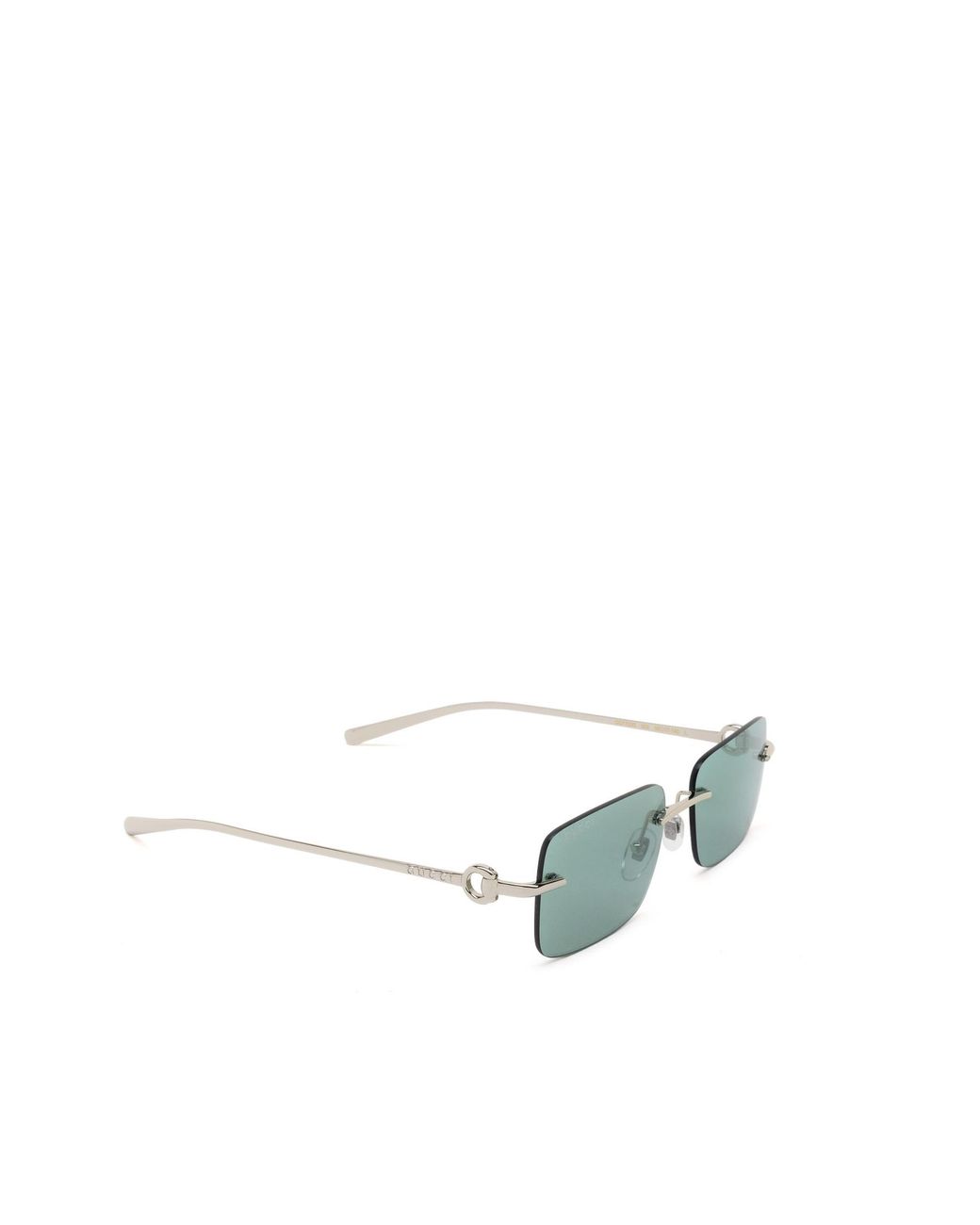 Gucci Green Eyewear Rectangular Frame Sunglasses for men
