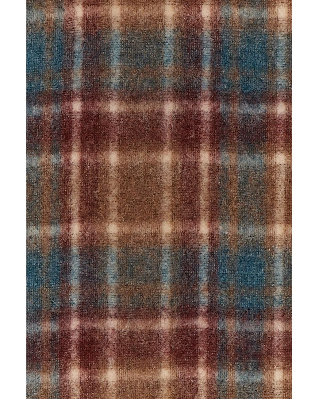 Drole de Monsieur Multicolor Drôle De Monsieur Checked Fringed Scarf for men