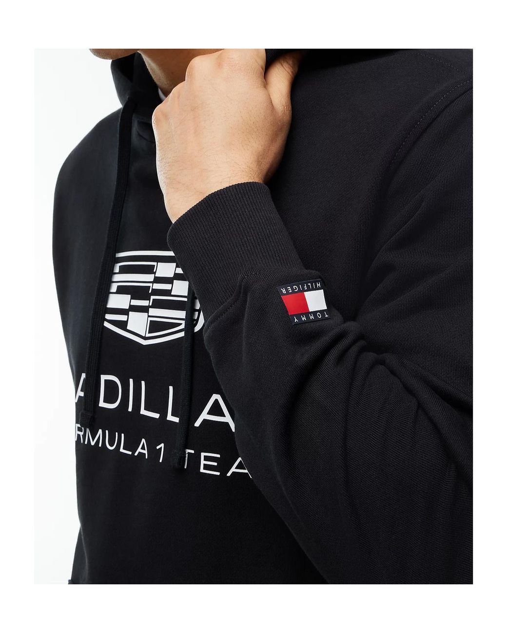 Tommy Hilfiger Black Long-Sleeve Sweatshirt for men