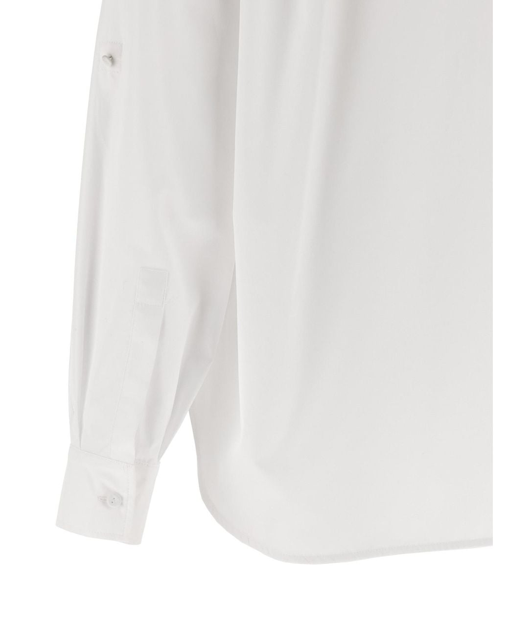Max Mara White Tenue Button-Up Long-Sleeved Shirt