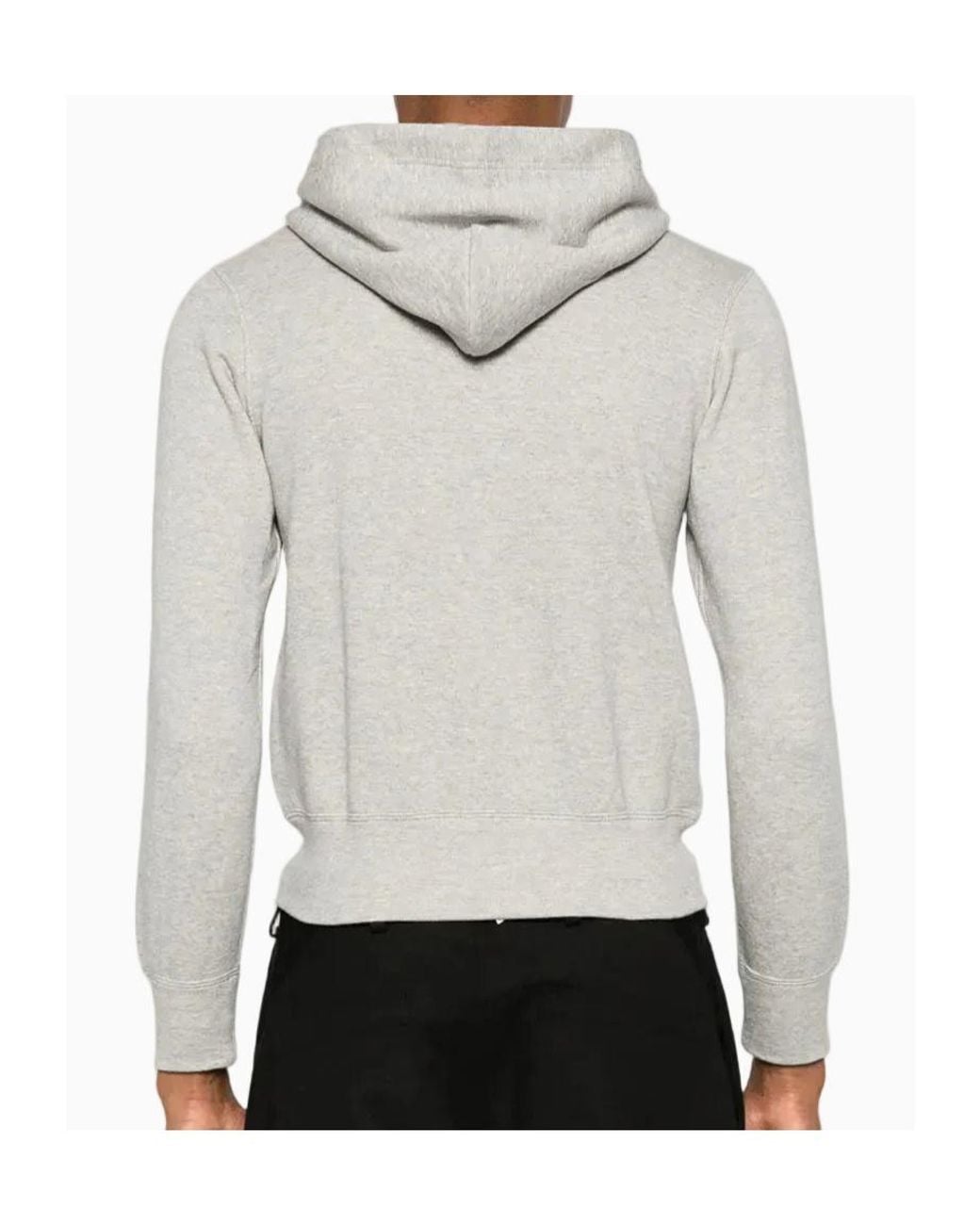 COMME DES GARÇONS PLAY Gray Hoodie for men