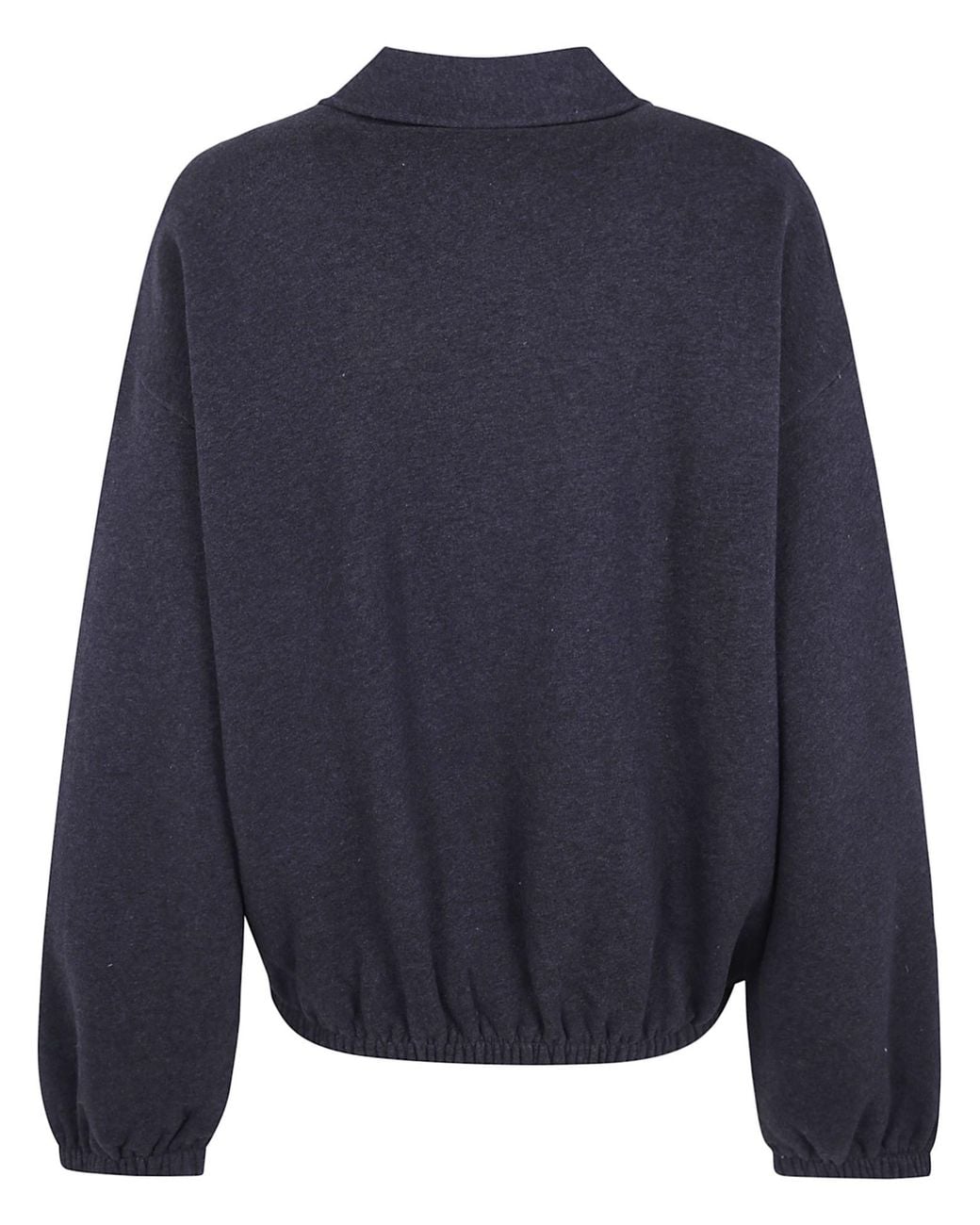 DARKPARK Blue Alva Cropped Zip-Up Sweatshirt