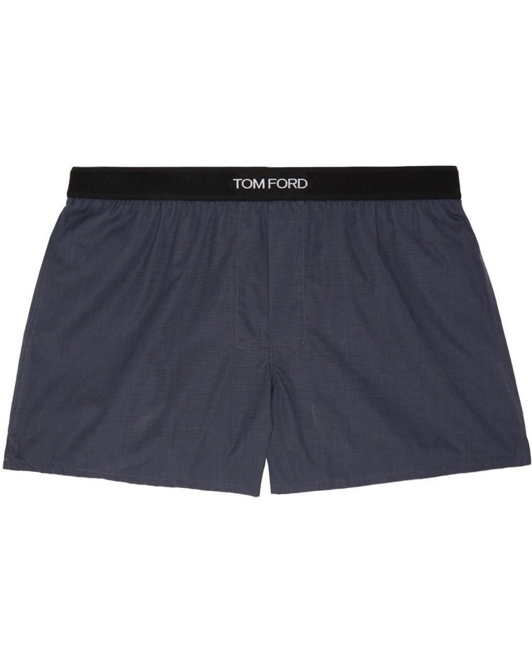 Tom Ford Blue Logo Waistband Boxer Shorts for men