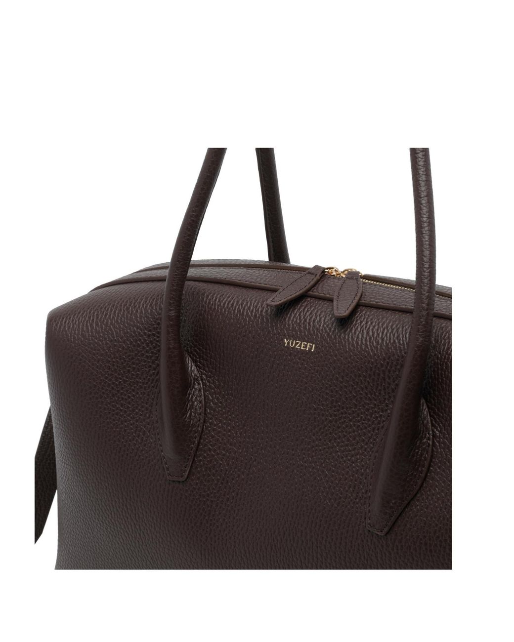Yuzefi Black Brioche Duffle Shoulder Bag