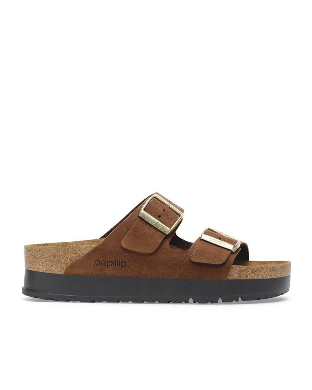 Birkenstock Brown Arizona Pap Flex Platform Sandals