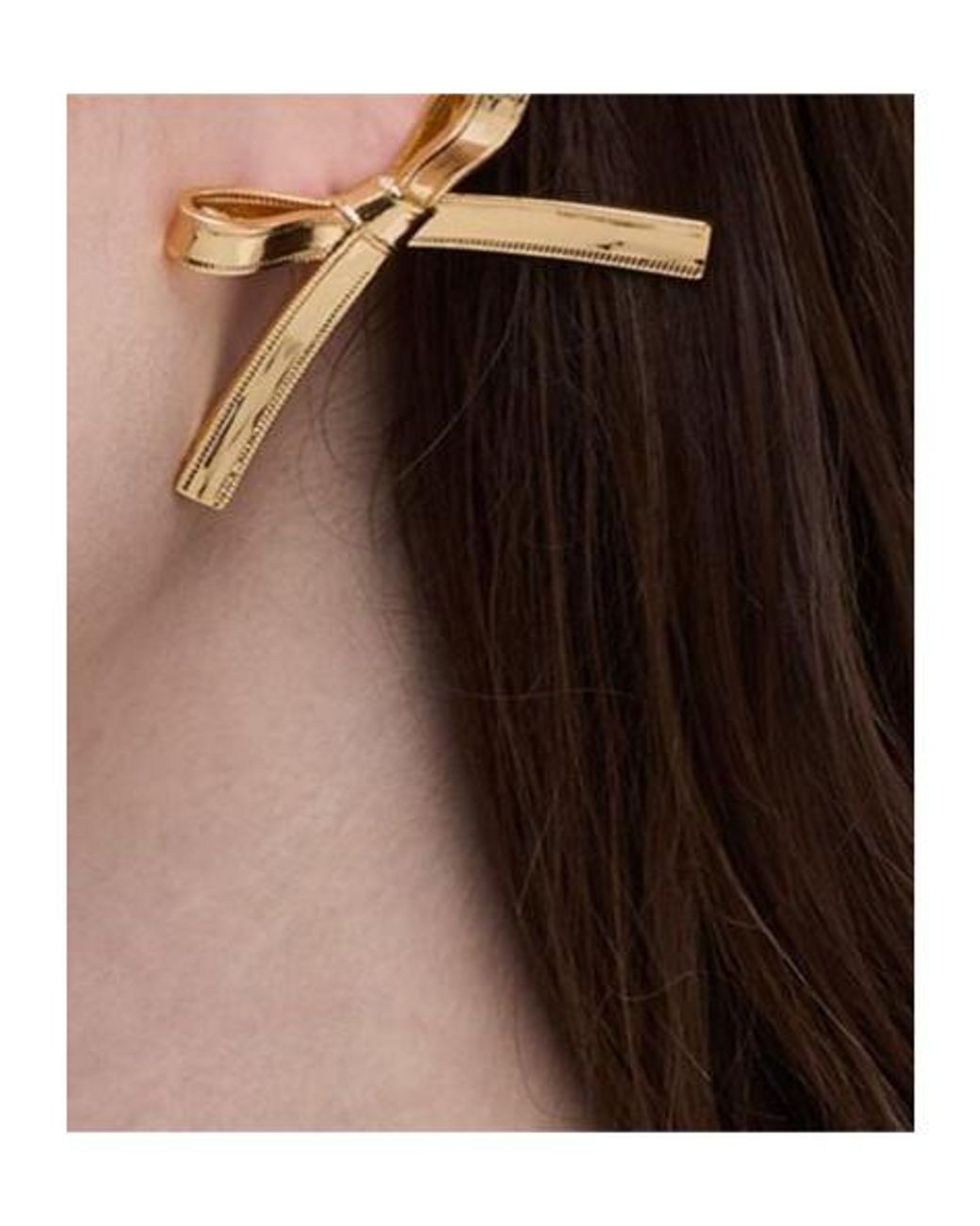 Marc Jacobs Natural Bow Stud Earrings
