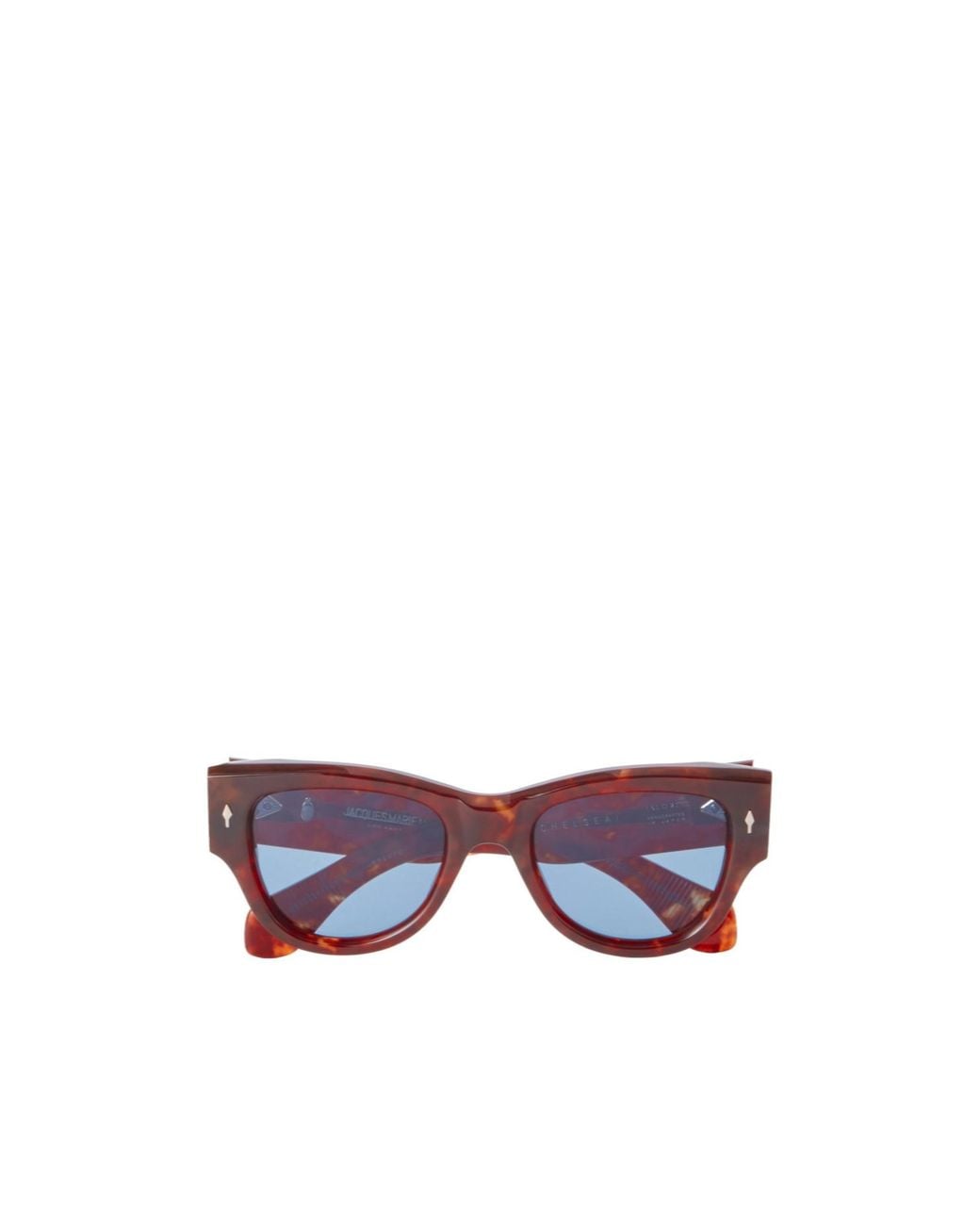 Jacques Marie Mage Purple Cat-Eye Sunglasses