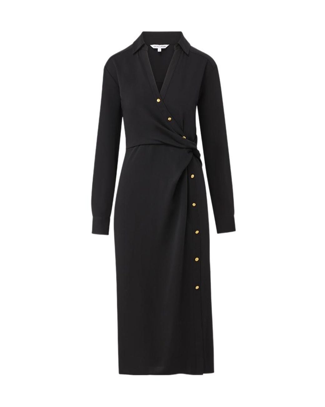 Veronica Beard Black Wright Midi Dress