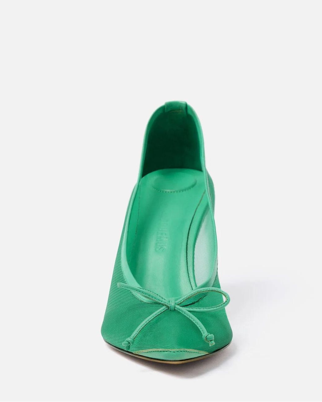 Jacquemus Green 80Mm Les Escarpins Tourni Pumps