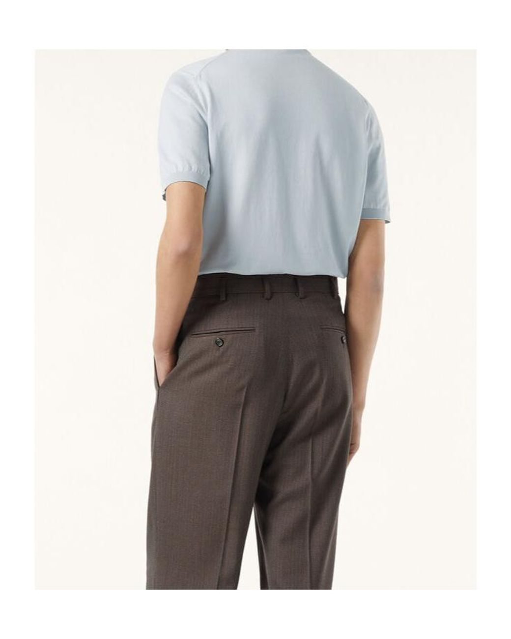Loro Piana Blue Polo Shirt for men