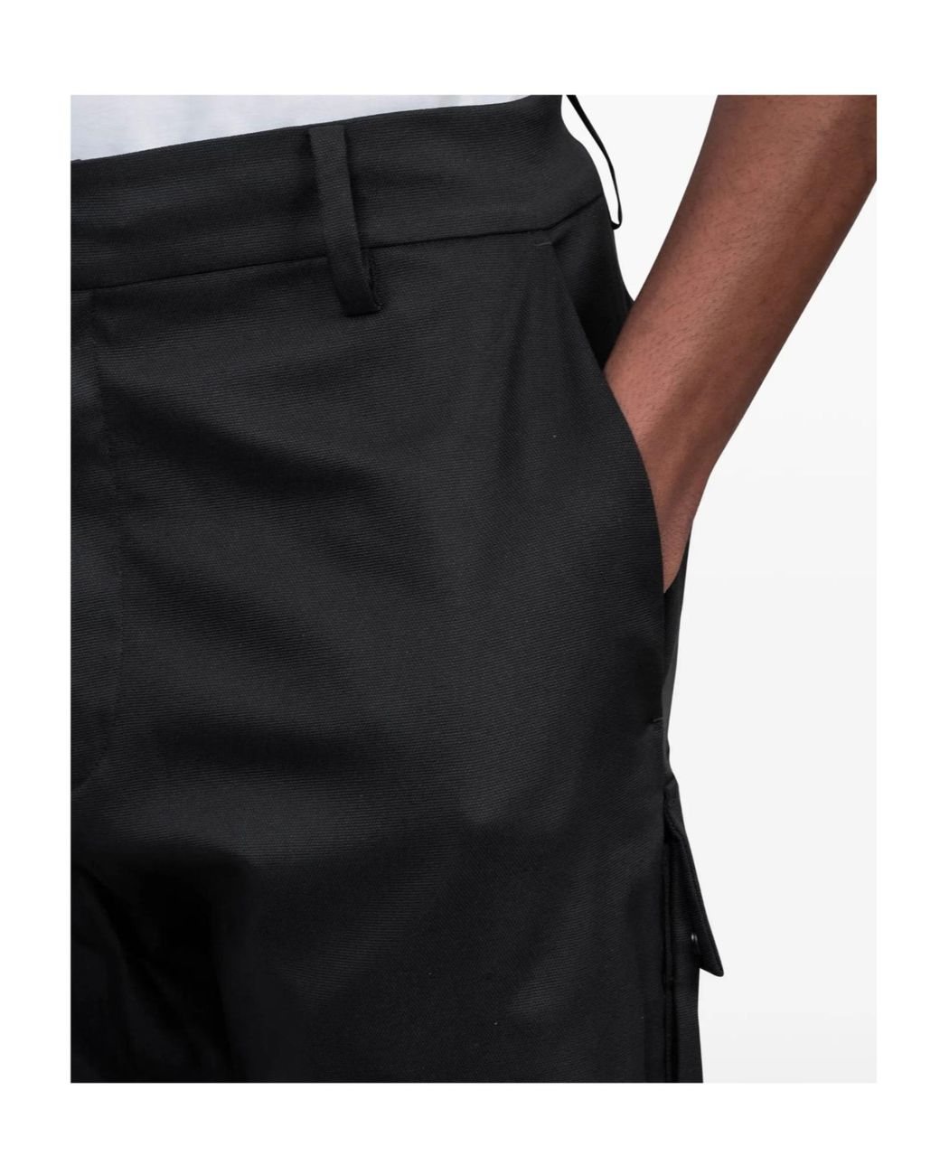 C P Company Blue Metropolis Stretch Cargo Pants for men