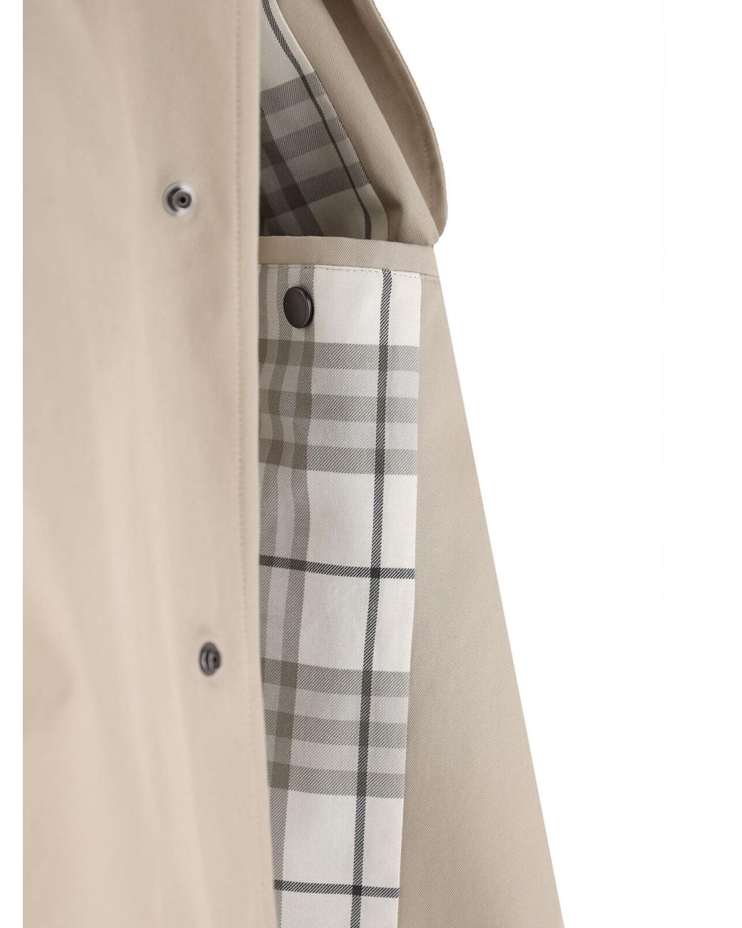 Burberry Natural Ekd Embroidered Gabardine Jacket for men