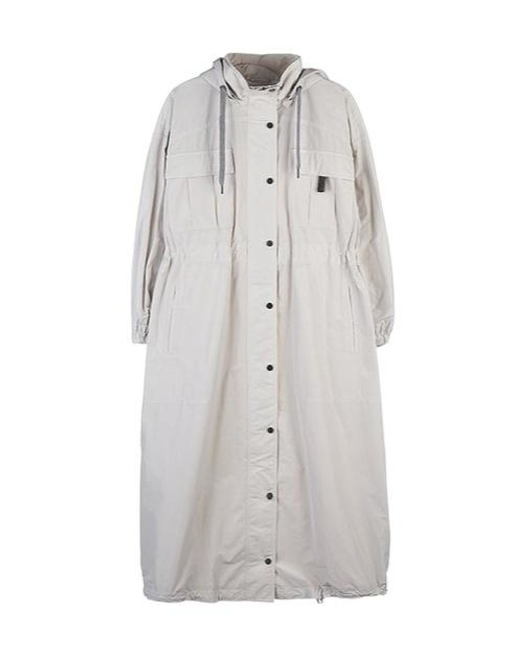 Brunello Cucinelli Gray Hooded Jacket