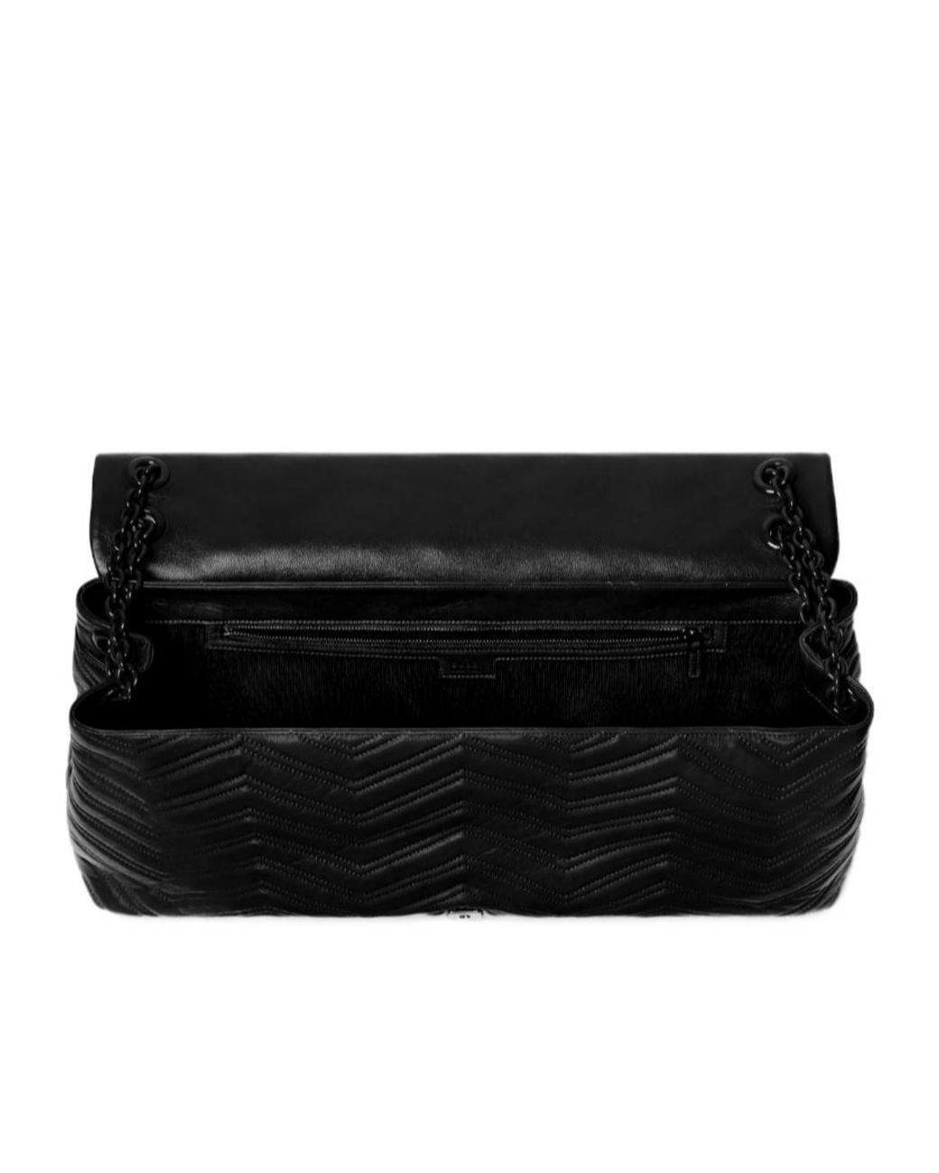 Gucci Black Gg Marmont Maxi Shoulder Bag