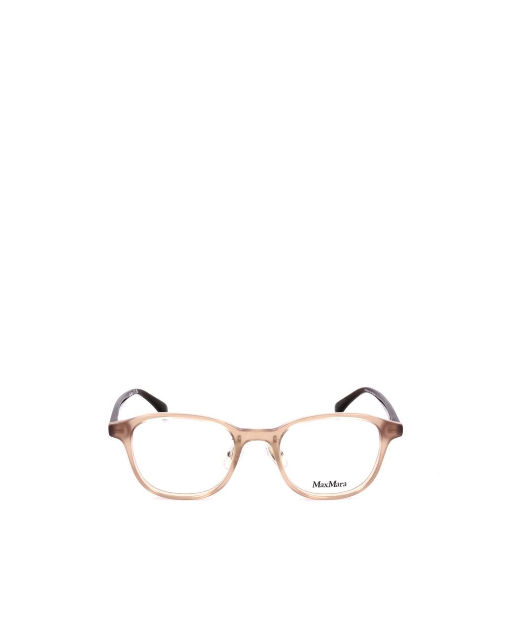 Max Mara Natural Rectangle Frame Glasses