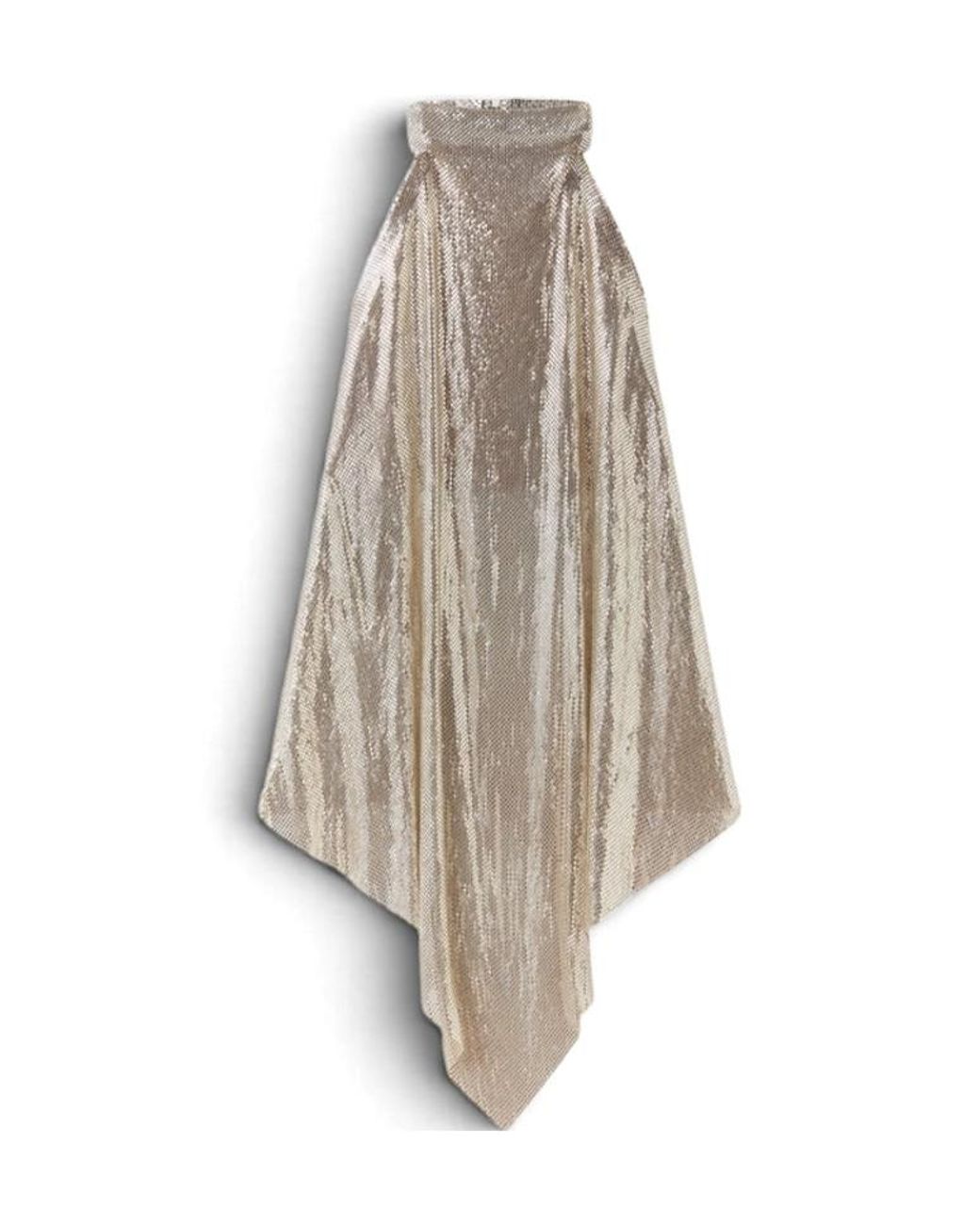 Stella McCartney White Sleeveless Alterneck Top