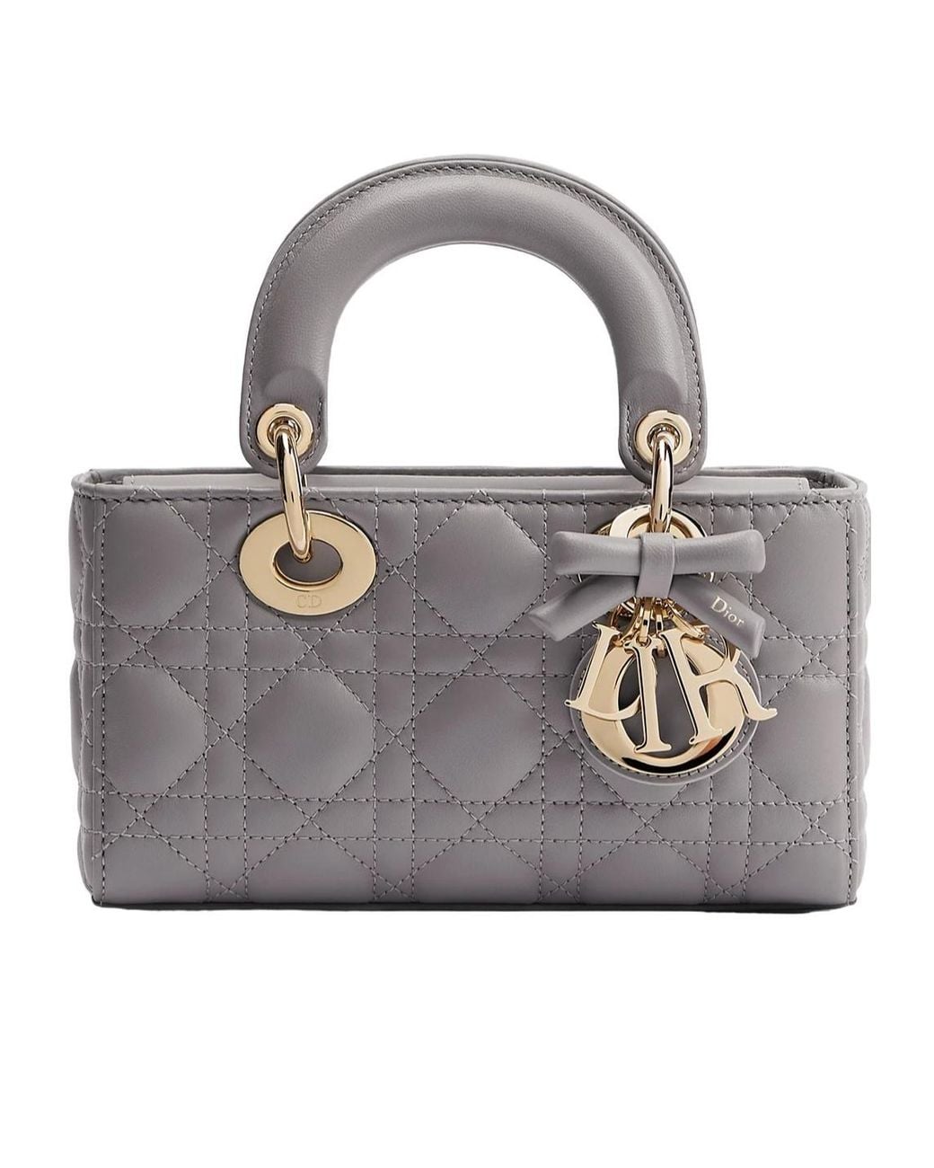 Dior Gray Lady D-Joy Shoulder Bag