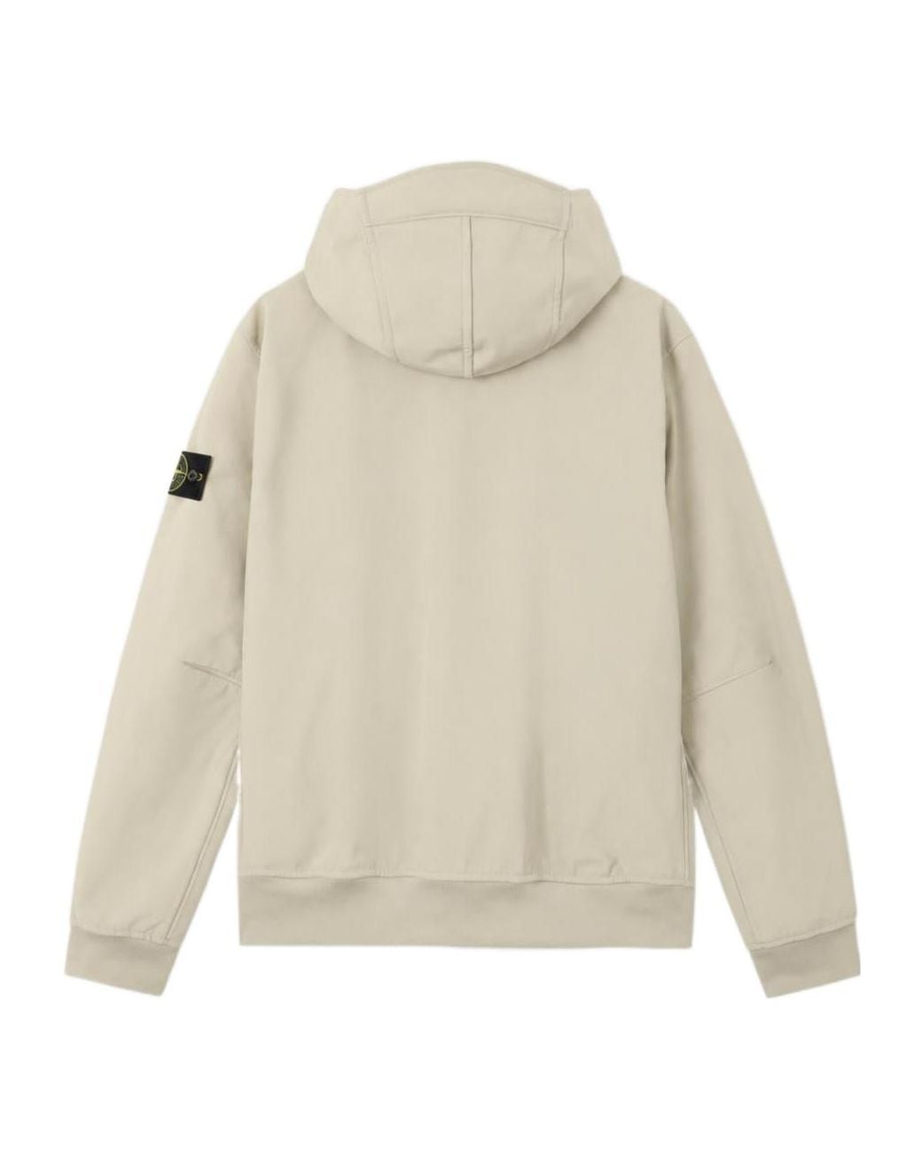 Stone Island Natural Long-Sleeve Zip-Up Jacket for men