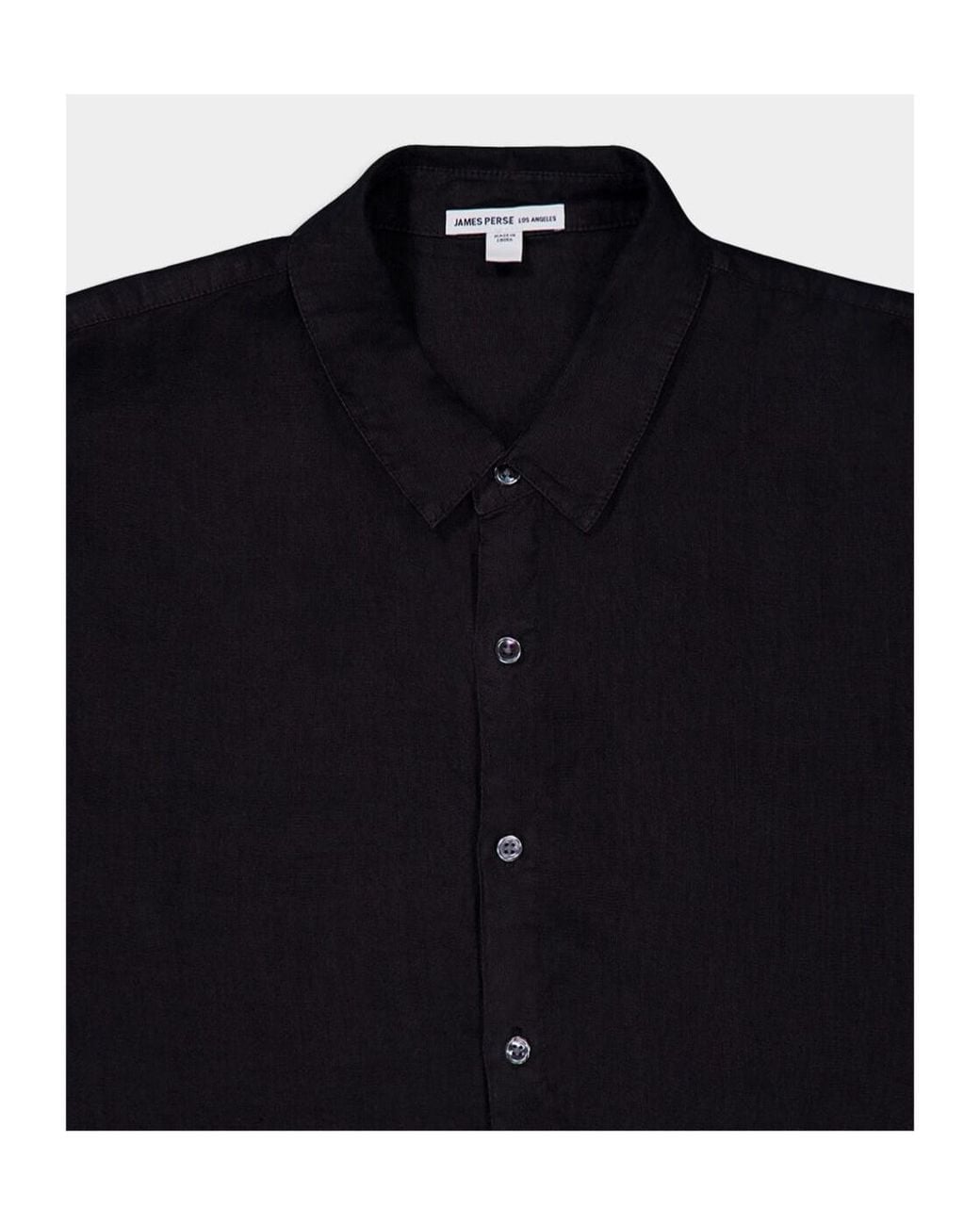 James Perse Blue Classic Long Sleeved Shirt for men