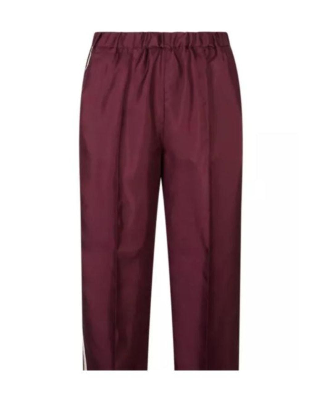 F.R.S For Restless Sleepers Red Side Striped Pants
