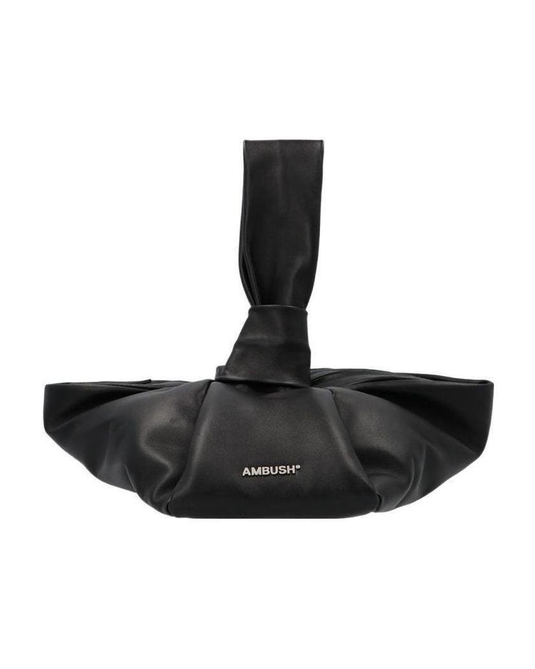 Ambush Black Twist Top Handle Bag