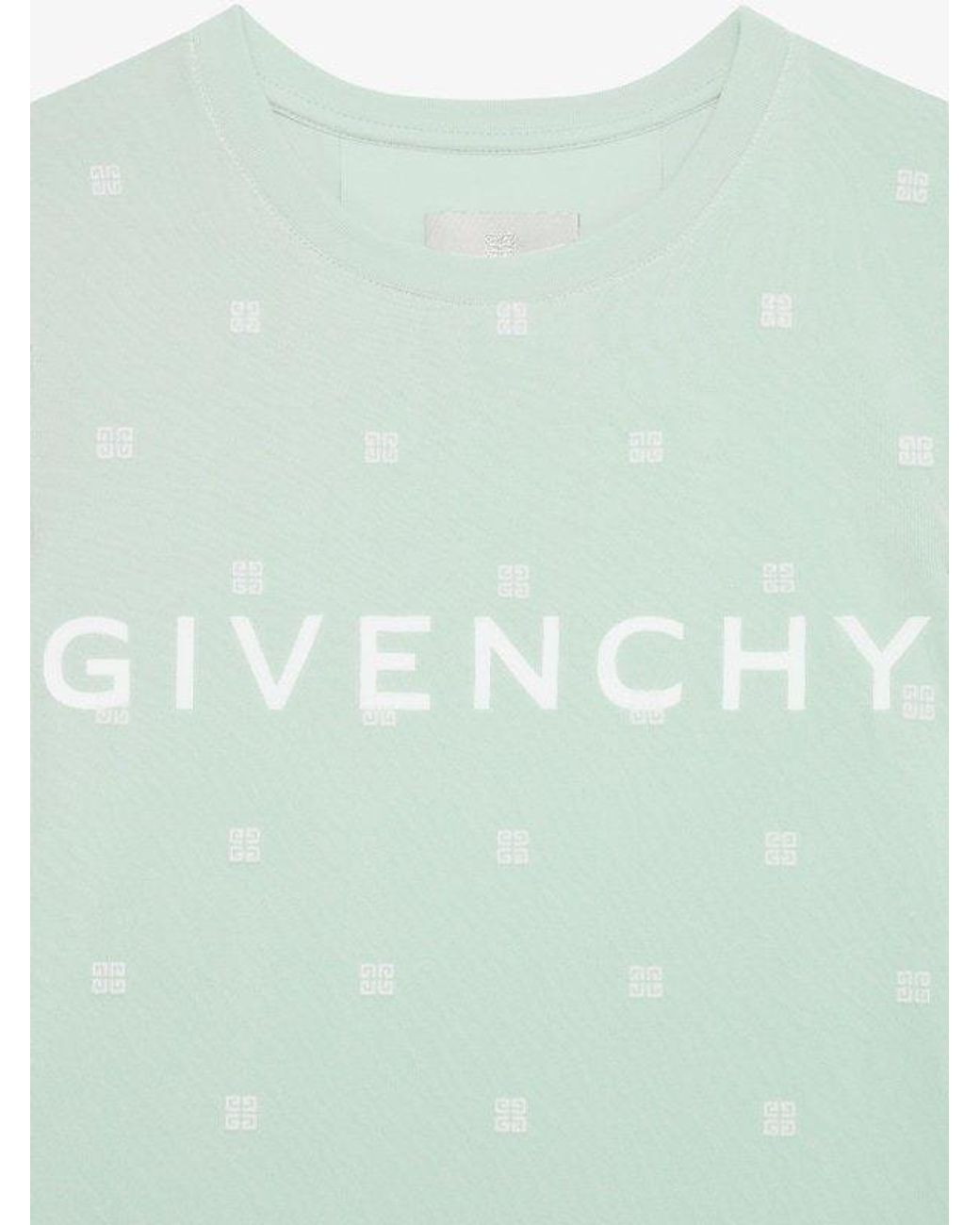 Givenchy Green Double Layered Fitted T-Shirt