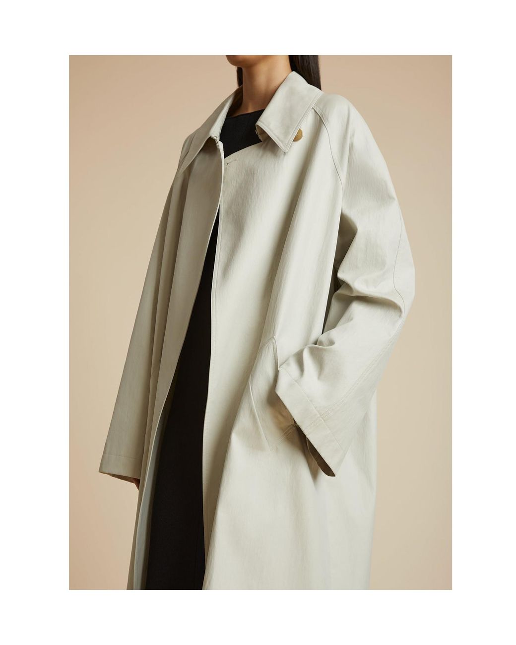 Khaite Natural The Minnie Belted Coat
